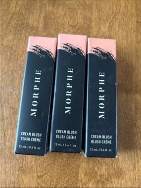 Morphe Cream Blush bundle of 3